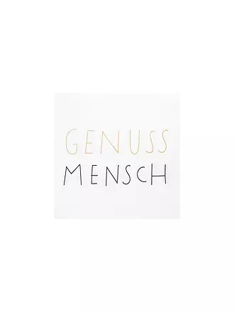 RAEDER | Lunch Servietten 33x33cm GENUSSMENSCH | 